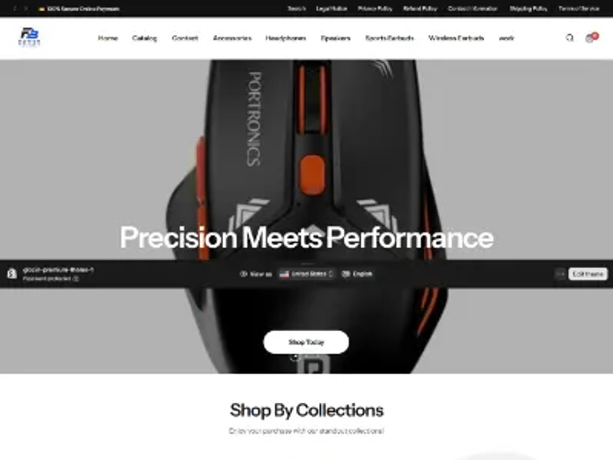 PowerStores Shopify store design