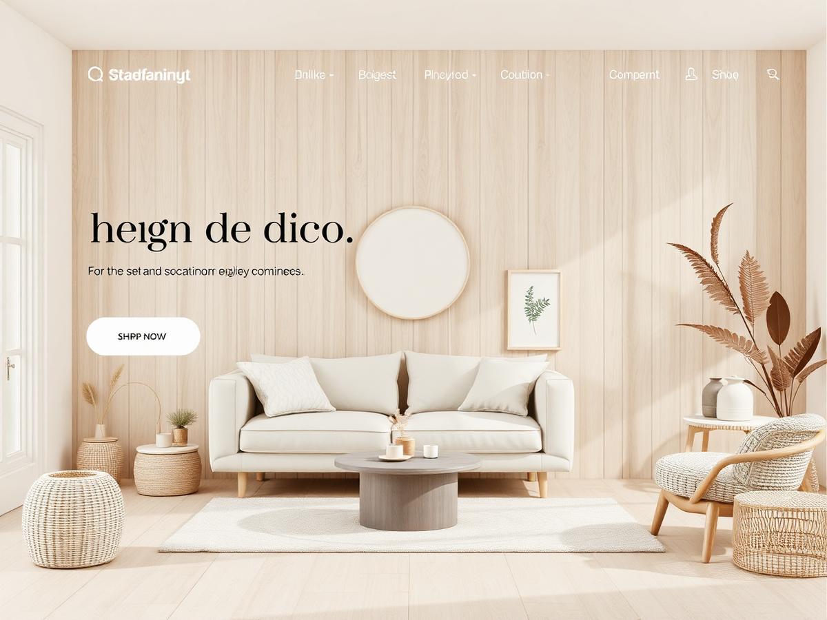 Nordic Home Shopify store design